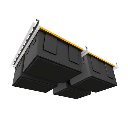 Bin Slide Overhead Storage System